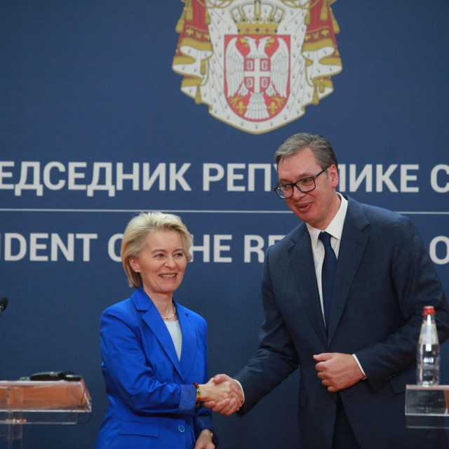  Ursula von der Leyen i Aleksandar Vučić