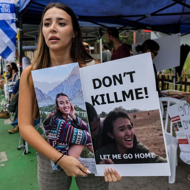 Prijateljica izraelske studentice Noa Argamani, jedne od troje taoca čiji je video objavio Hamas