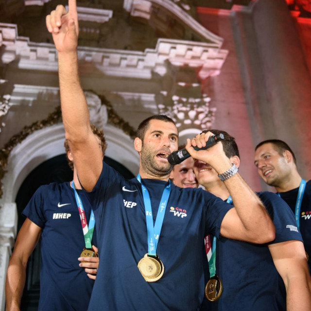 Xavi Garcia nakon osvajanja svjetskog zlata s Hrvatskom