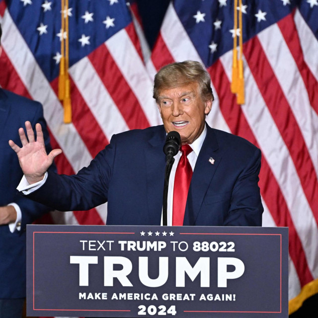 Donald Trump i sin Eric