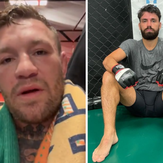 Conor McGregor (lijevo) i Ryan Curtis (desno)