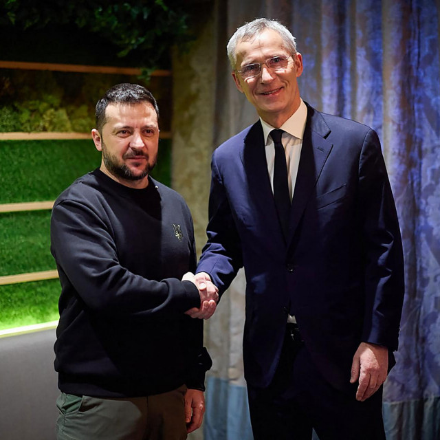 Volodimir Zelenski i Jens Stoltenberg