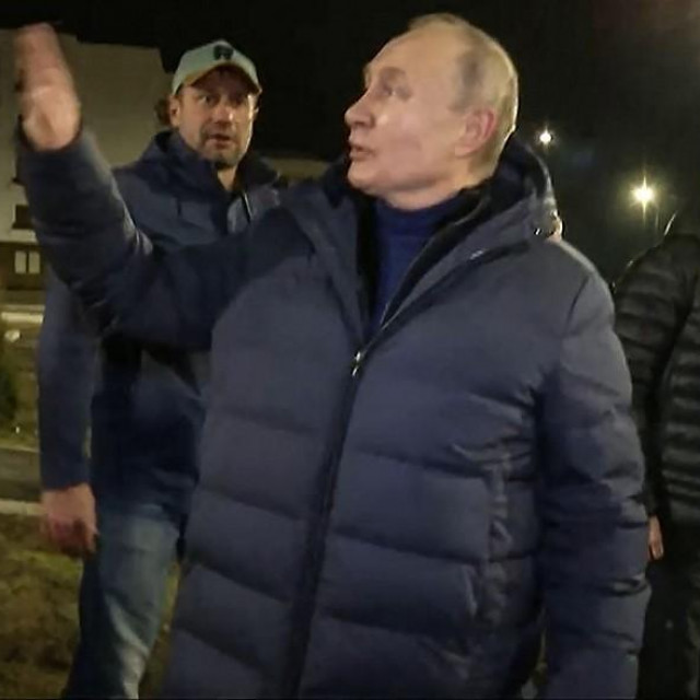 Putin u Donjecku, arhivska fotografija