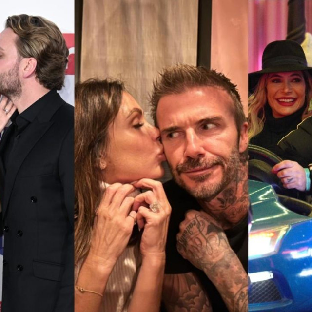 Ferne McCann i Lorri Haines, Victoria i David Beckham te Robbie Williams i Ayda Field Williams