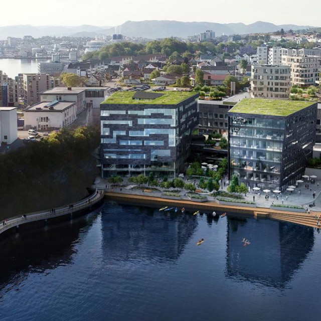 Stavanger, poslovno-stambeno naselje Byfjordparken, Norveška