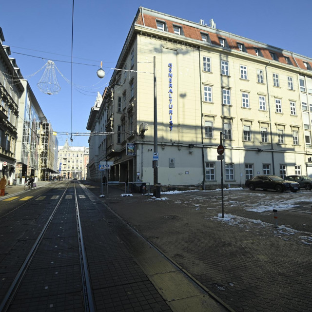 Mjesto srušene sinagoge u Praškoj