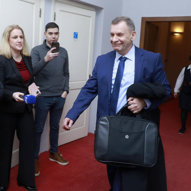Emilijo Kalabrić u Saboru