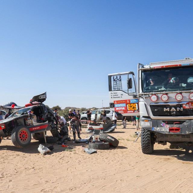 MAN kamion, ilustracija