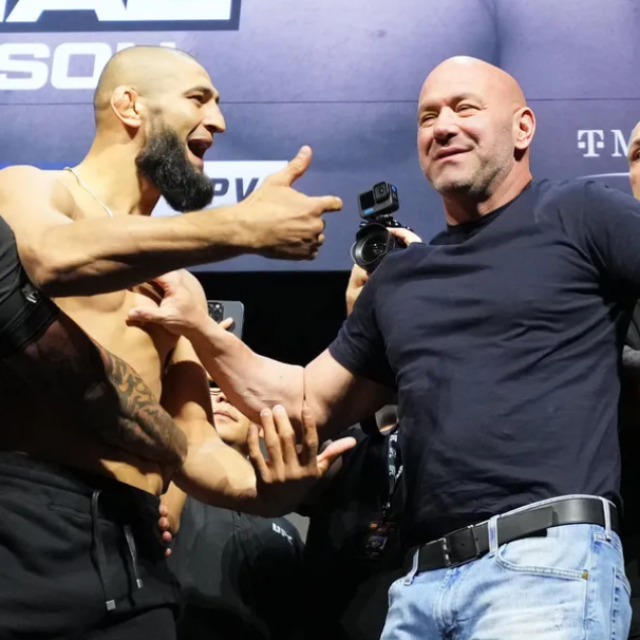 Khamzat Chimaev i Dana White