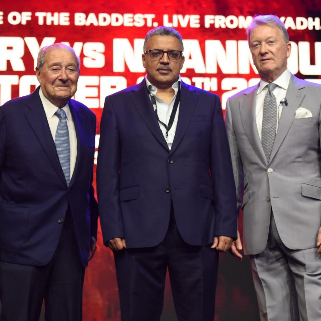 Bob Arum, Turki Alalshikh i Frank Warren 