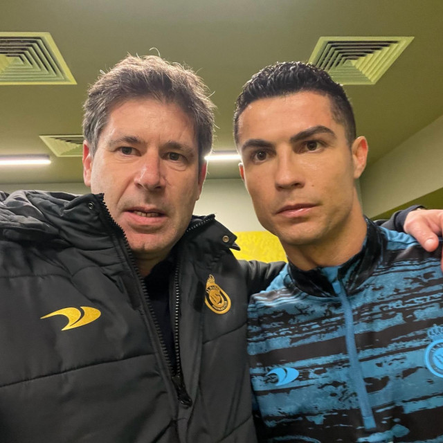Goran Vučević i Cristiano Ronaldo 