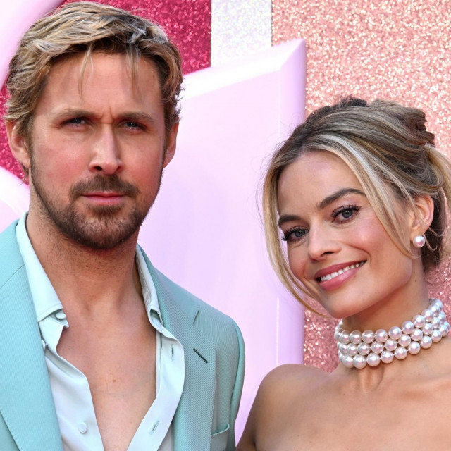 Mandatory Credit: Photo by Anthony Harvey/Shutterstock (14006685kx)
Ryan Gosling and Margot Robbie
‘Barbie‘ film premiere, London, UK - 12 Jul 2023