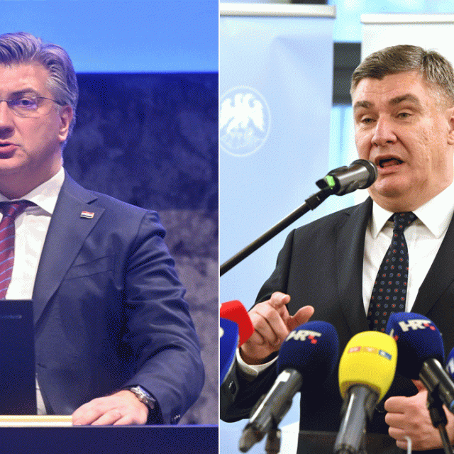 Andrej Plenković i Zoran Milanović