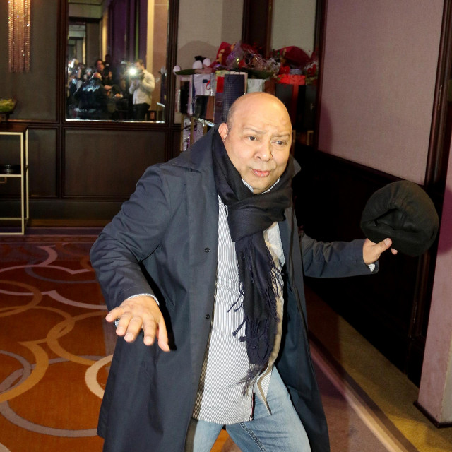 Džej Ramadanovski snimljen dvije godine prije smrti, 2018. godine, u hotelu Hyatt u Beogradu