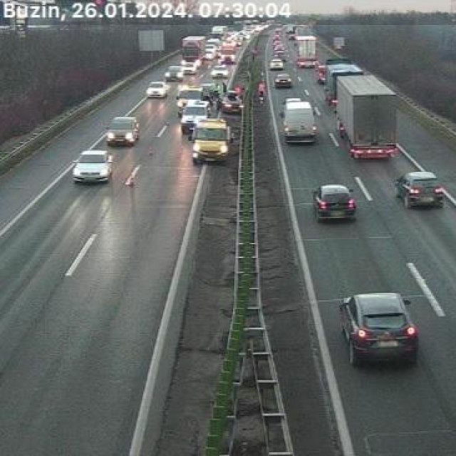 Prometna nesreća na zagrebačkoj obilaznici