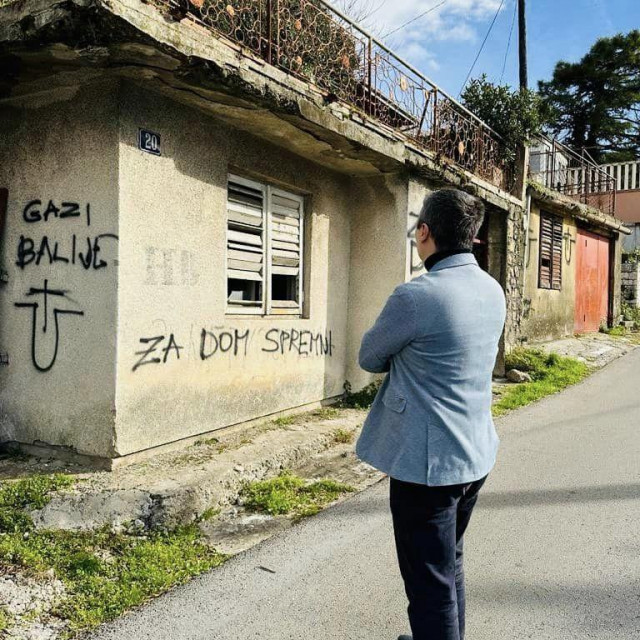 Uvredljivi grafiti u Neumu