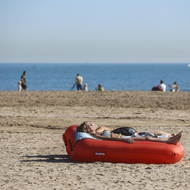 Plaža u Malvarrosi 25. siječnja 2024.
