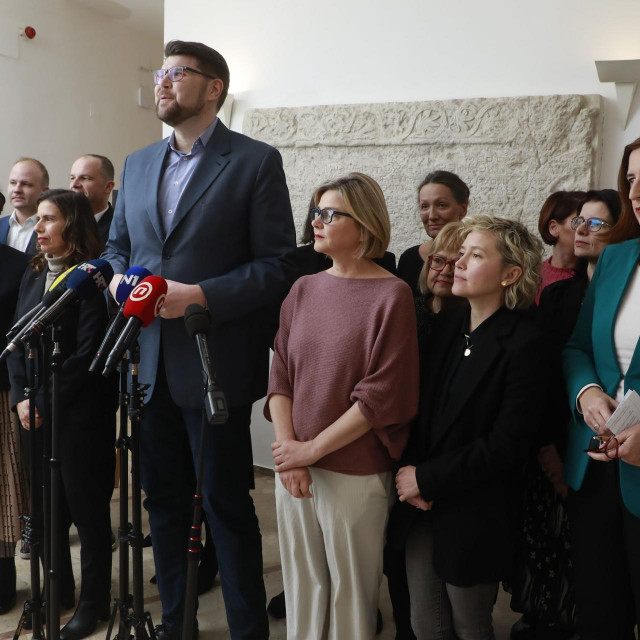 Dalija Orešković, Katarina Peović, Peđa Grbin, Sandra Benčić, Ivana Kekin, Marijana Puljak