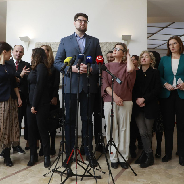 Arsen Bauk, Dalija Orešković, Katarina Peović, Peđa Grbin, Sandra Benčić, Ivana Kekin, Marijana Puljak