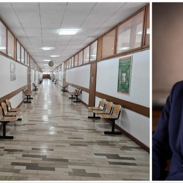 Prazni hodnici Općinskog građanskog suda u Zagrebu/ Radovan Dobronić