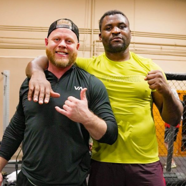Eric Nicksick (lijevo) i Francis Ngannou (desno)