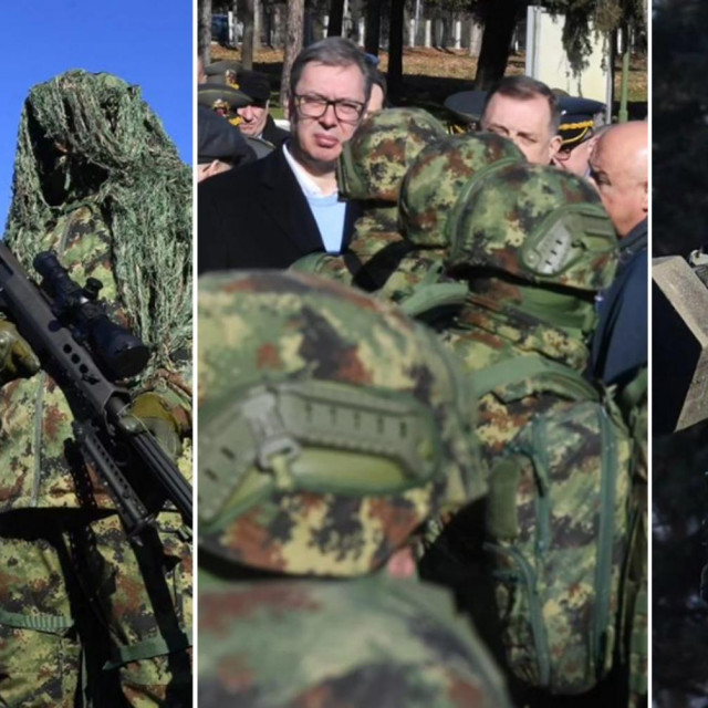 Vučić i Dodik u vojarni Topčider