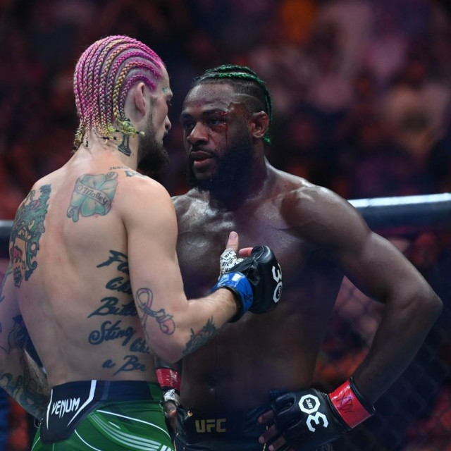 Sean O‘Malley (lijevo) i Aljamain Sterling (desno)