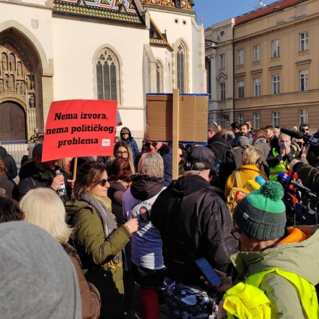 HND je organizirao prosvjed protiv zakona opasnih namjera