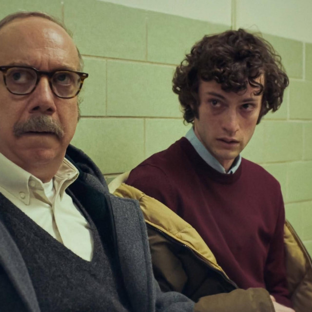 Dominic Sessa i Paul Giamatti, CFocus Features,The Holdovers 2023.