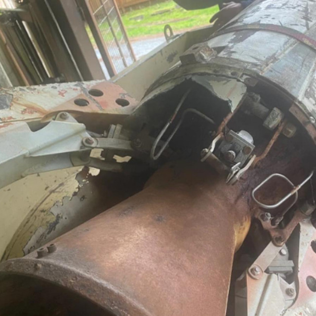 Projektil pronađen u garaži