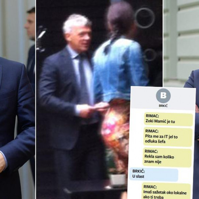 Milijan Brkić; Ivan Turudić i Josipa Rimac snimljeni 2015.; Zdravko Mamić