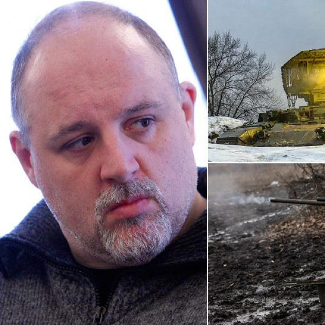 Igor Tabak; rusko oklopno borbeno vozilo Terminator; ukrajinski vojnik puca iz strojnice