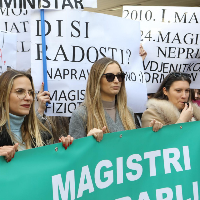 Prosvjed fizioterapeuta 