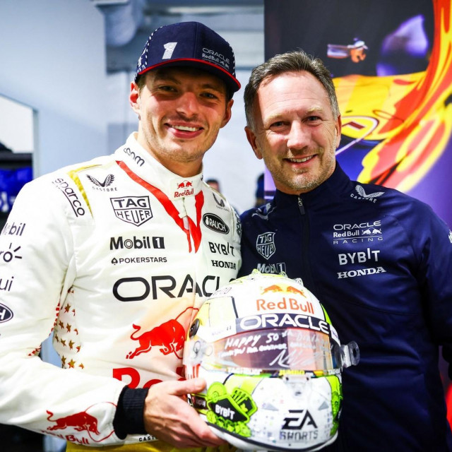 Max Verstappen i Christian Horner