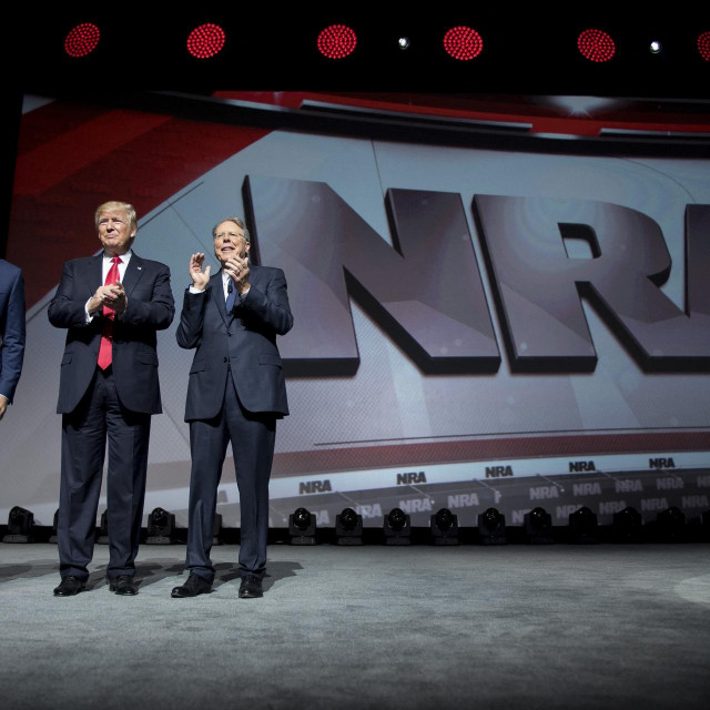 Donald Trump s čelnicima NRA-a