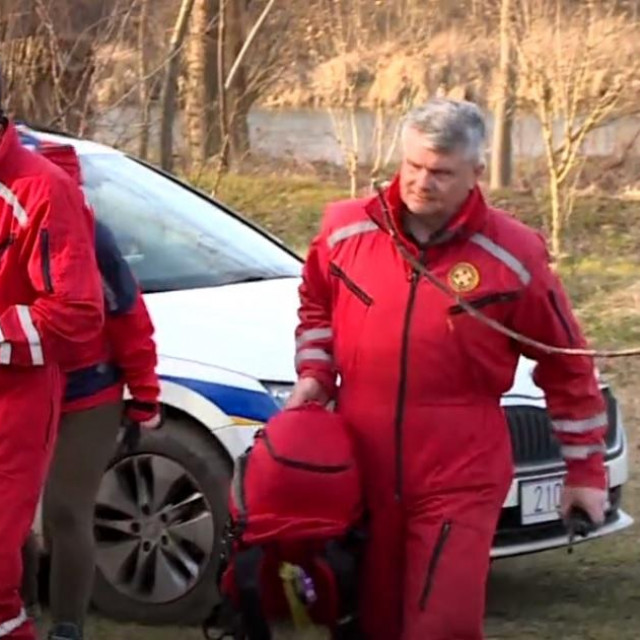 Ekipa HGSS-a i dopročelnik Miodrag Novosel