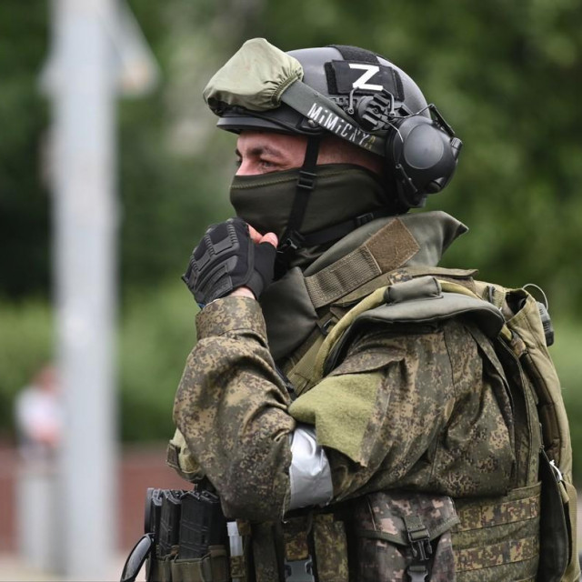 Ruski vojnik; ilustracija