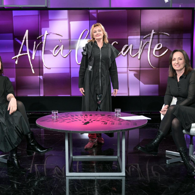 Urednice i voditeljice emisije Ivona Haller i Anja Cerar te glavna urednica Lidija Špiranec