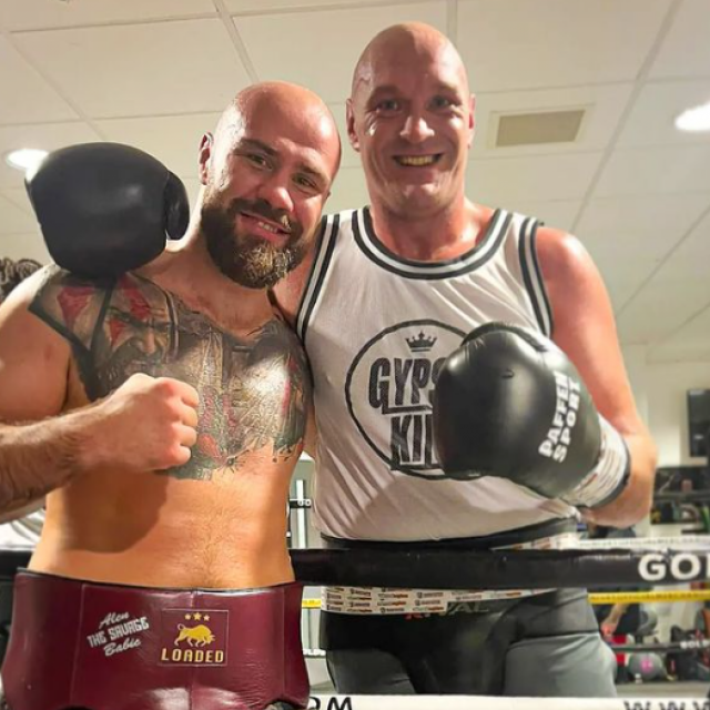 Alen Babić (lijevo) i Tyson Fury (desno)