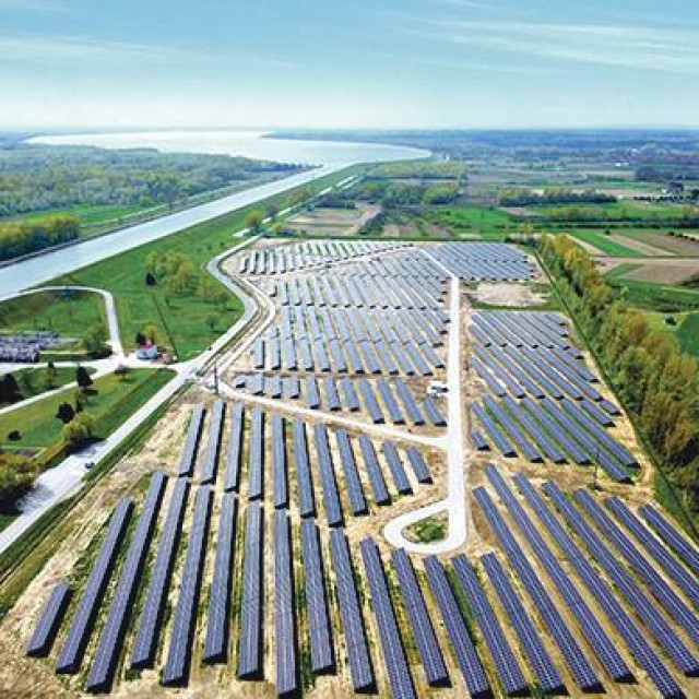 Sunčana elektrana Donja Dubrava koju je Končar izgradio za HEP
