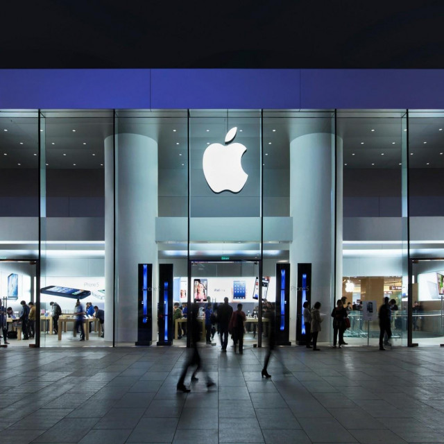 Apple store, ilustracija