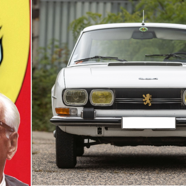 Enzo Ferrari, Peugeot 504 coupe