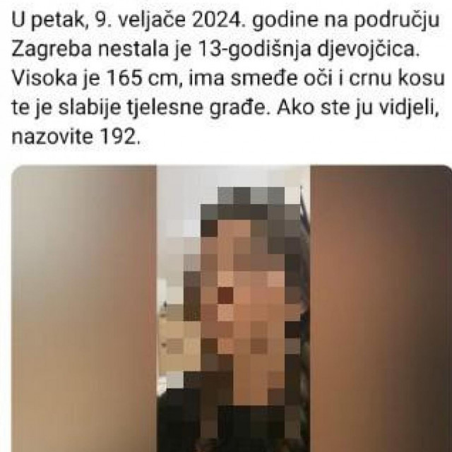 Nestala djevojčica