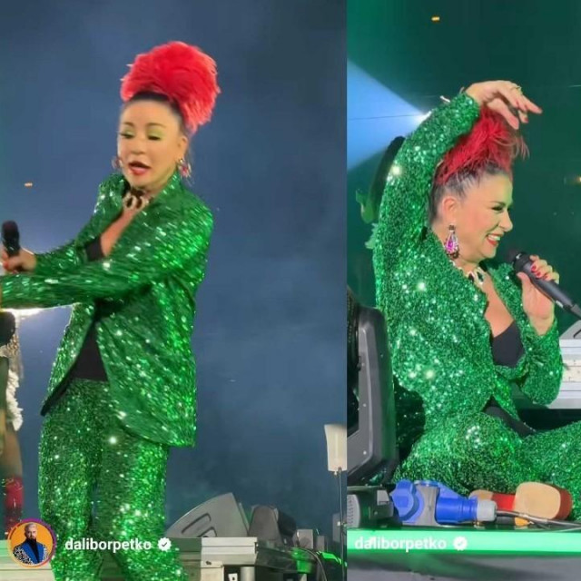 Alka Vuica pala na pozornici