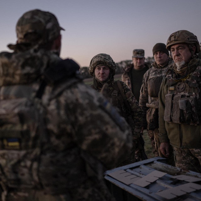 Ukrajinski vojnici na fronti