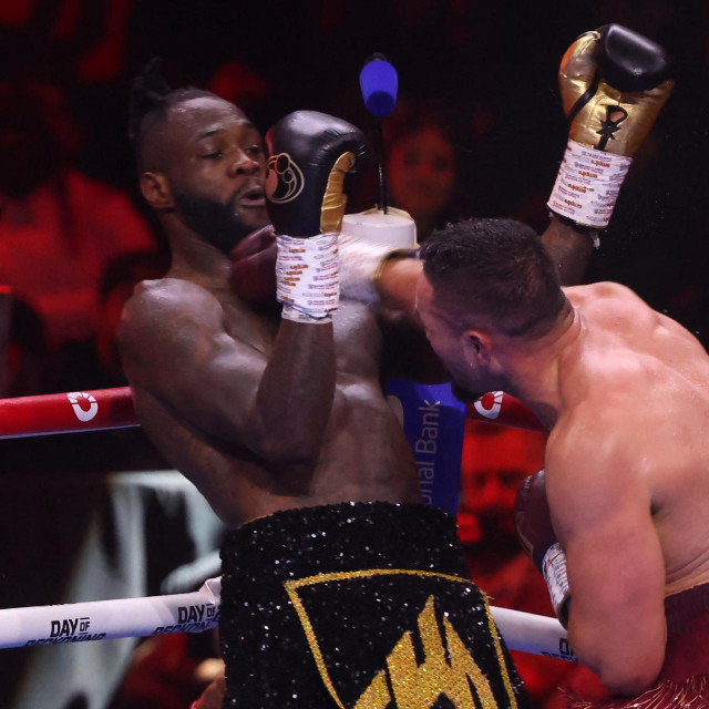 Deontay Wilder (lijevo) i Joseph Parker (desno)