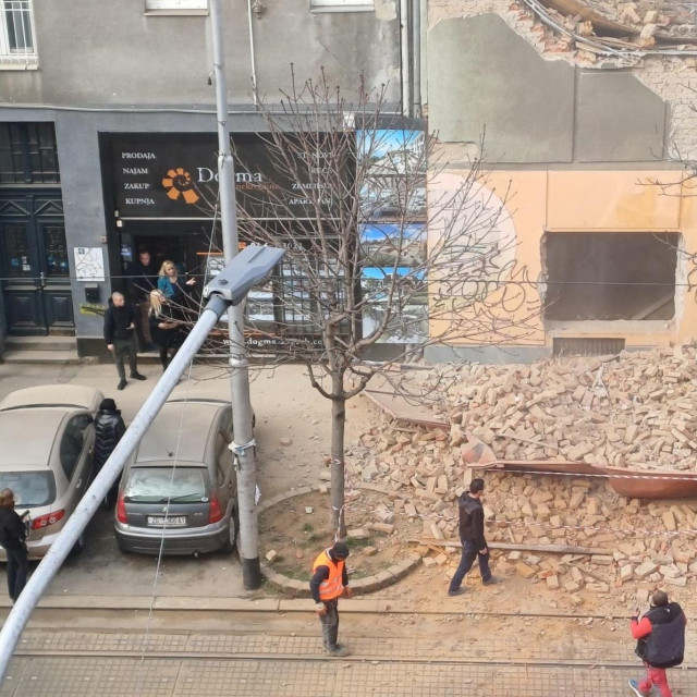 Urušio se zid na Maksimirskoj ulici