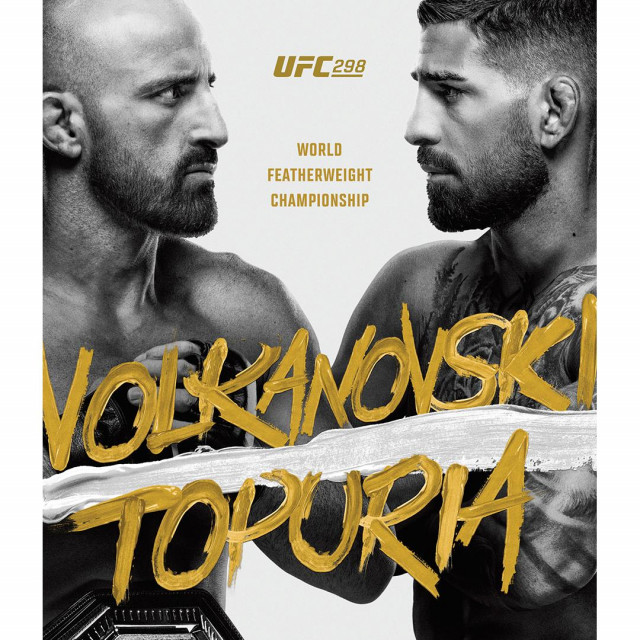 UFC 298 - poster