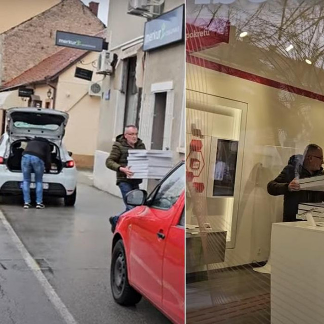 Blokada poslovnice teleoperatera u Slavonskom Brodu