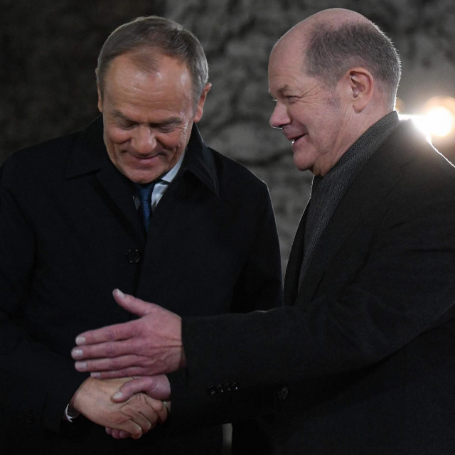 Olaf Scholz i Donald Tusk 